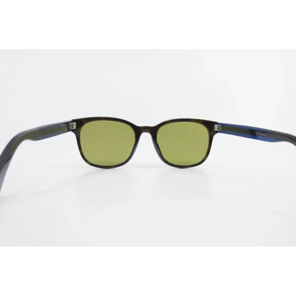 Gucci Sunglasses Tortoise Blue Red Web Striped GG0006O 005 Square Italy